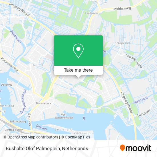 Bushalte Olof Palmeplein map