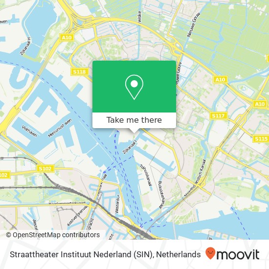 Straattheater Instituut Nederland (SIN) map