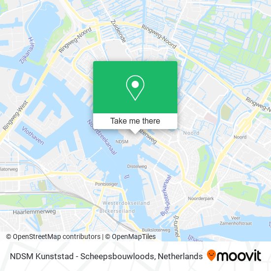 NDSM Kunststad - Scheepsbouwloods Karte