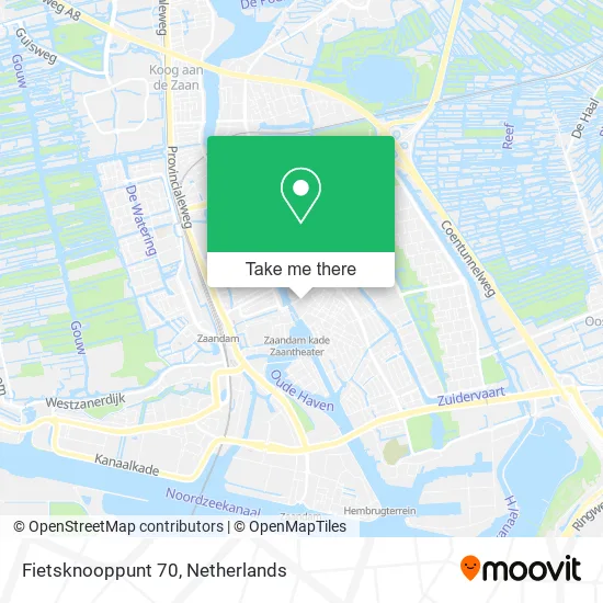 Fietsknooppunt 70 map