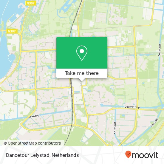 Dancetour Lelystad map