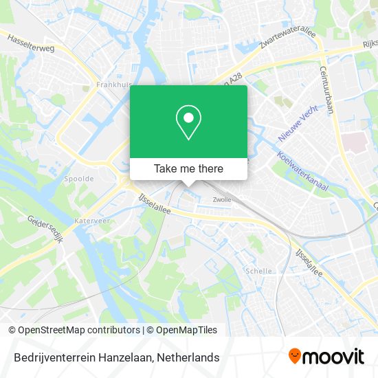 Bedrijventerrein Hanzelaan map