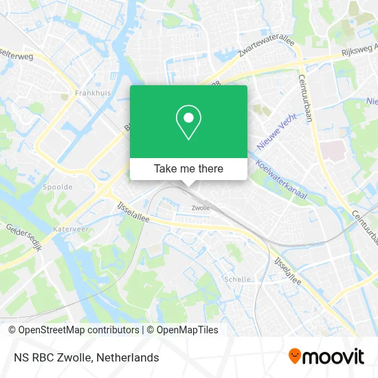 NS RBC Zwolle map