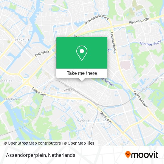 Assendorperplein map