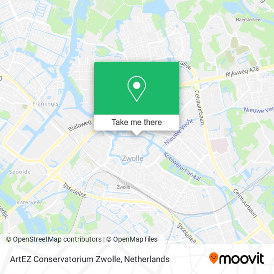 ArtEZ Conservatorium Zwolle Karte
