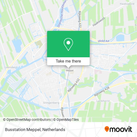 Busstation Meppel map