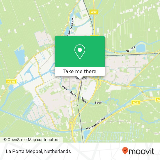 La Porta Meppel map