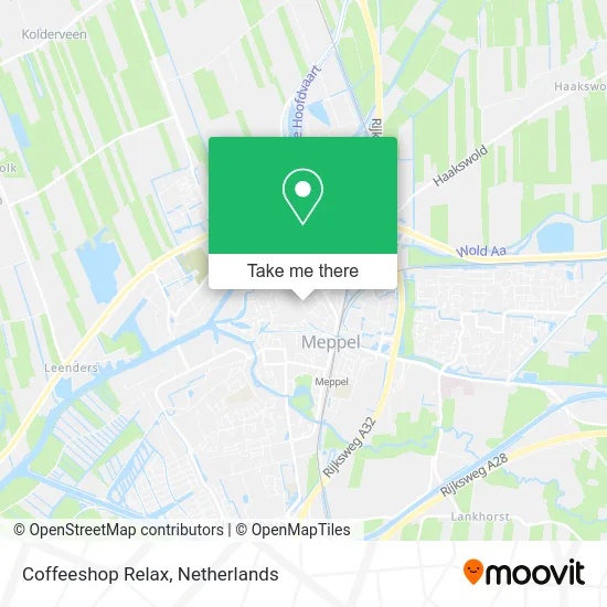 Coffeeshop Relax map