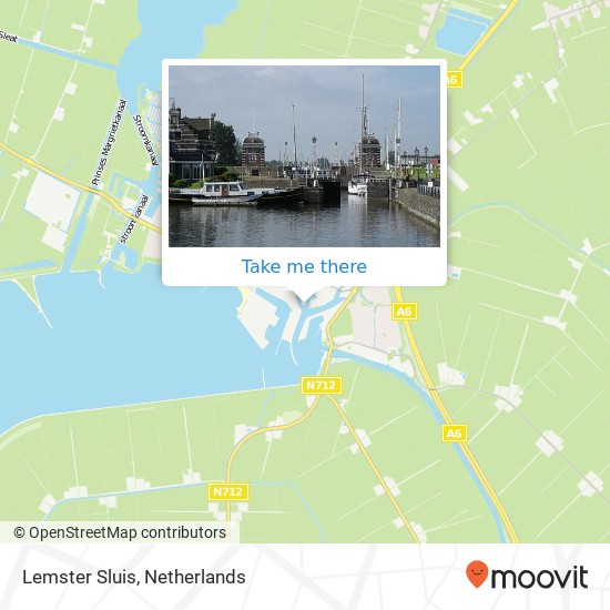 Lemster Sluis map