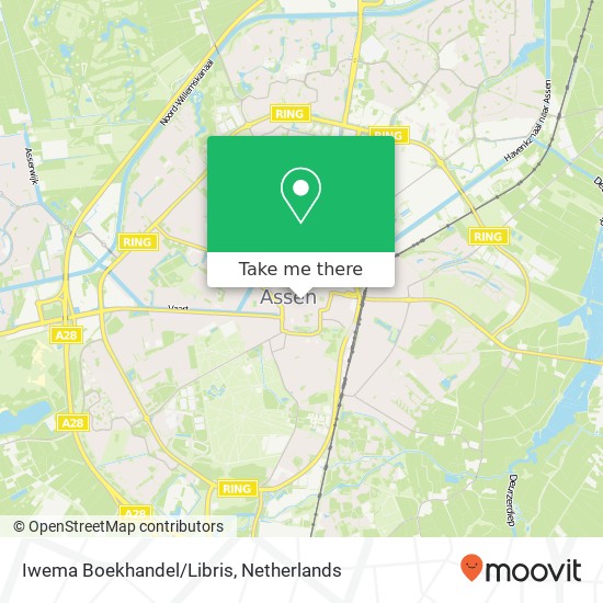 Iwema Boekhandel/Libris map