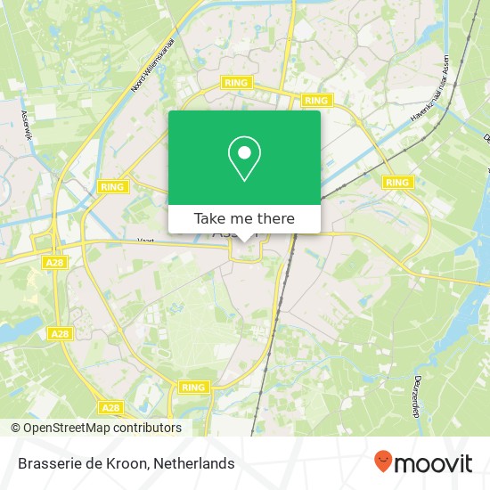 Brasserie de Kroon map