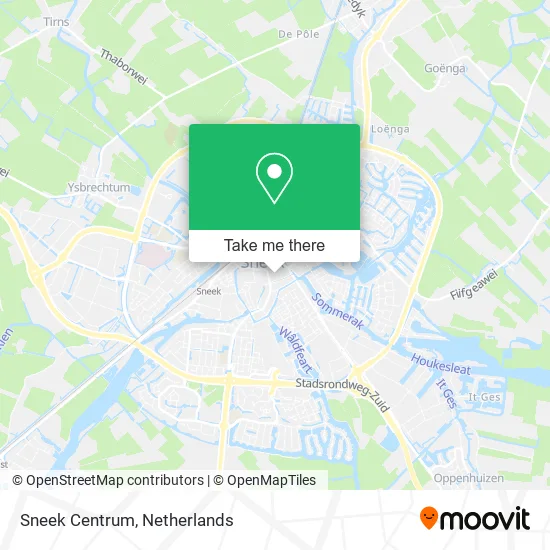 Sneek Centrum map