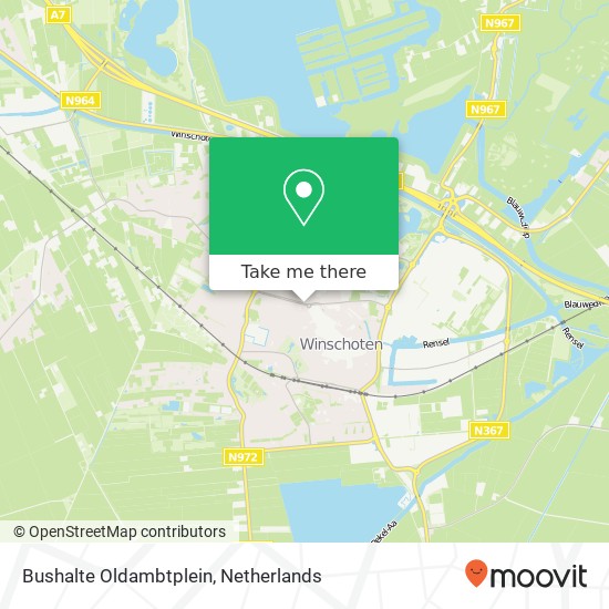 Bushalte Oldambtplein map