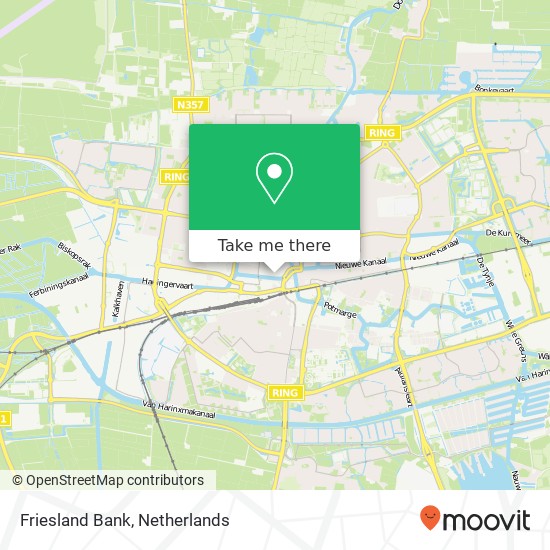 Friesland Bank map