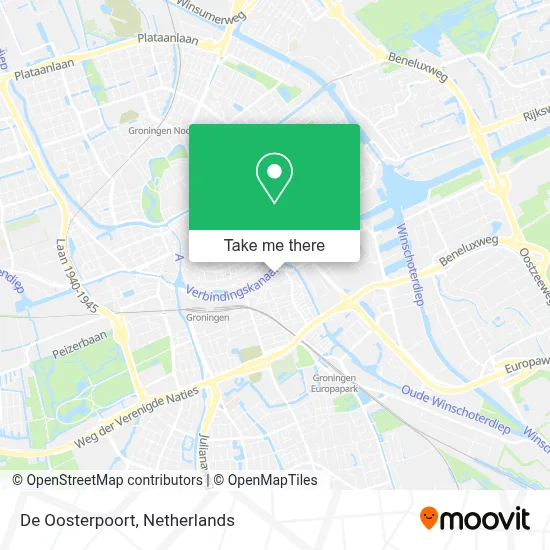 De Oosterpoort map