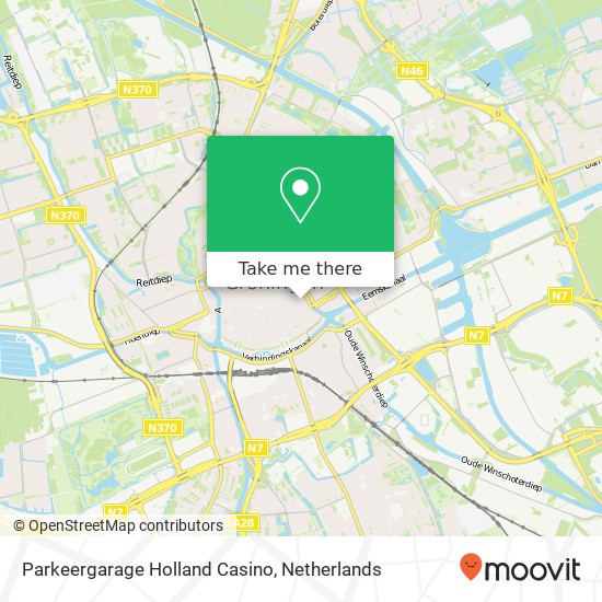 Parkeergarage Holland Casino map