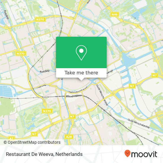 Restaurant De Weeva map