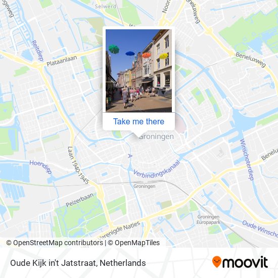 Oude Kijk in't Jatstraat map