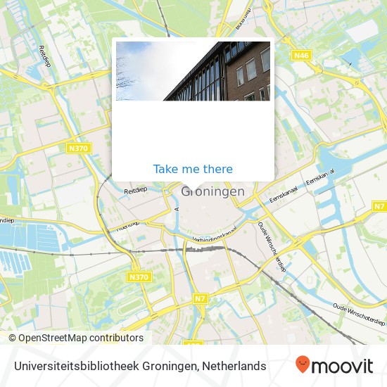Universiteitsbibliotheek Groningen Karte