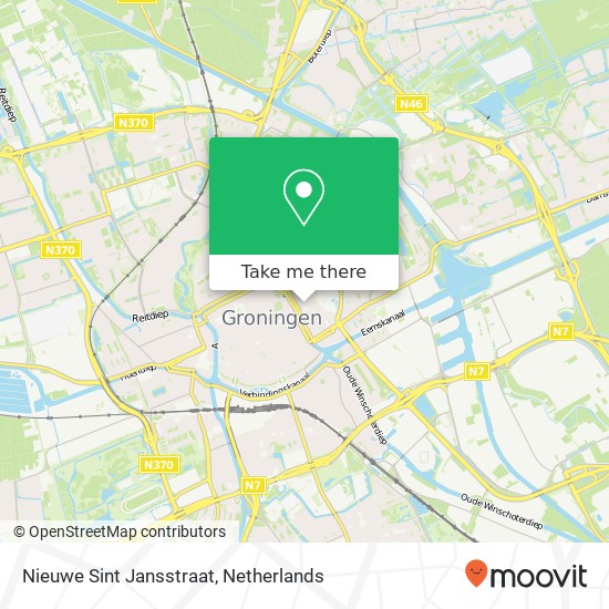 Nieuwe Sint Jansstraat map