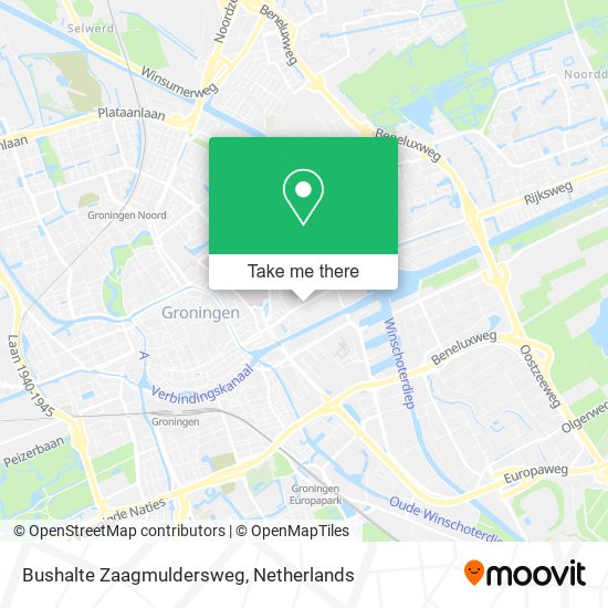Bushalte Zaagmuldersweg map