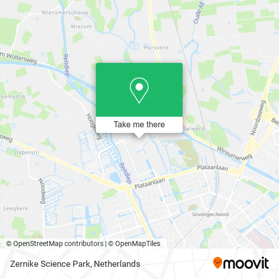 Zernike Science Park map