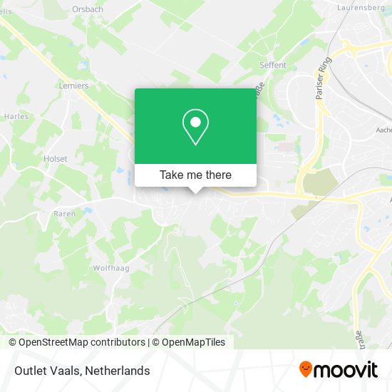 Outlet Vaals map