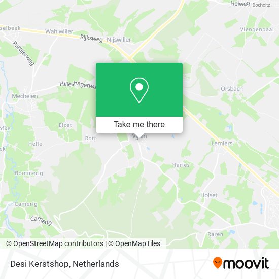 Desi Kerstshop map