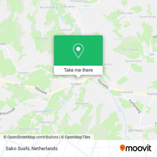 Sako Sushi map