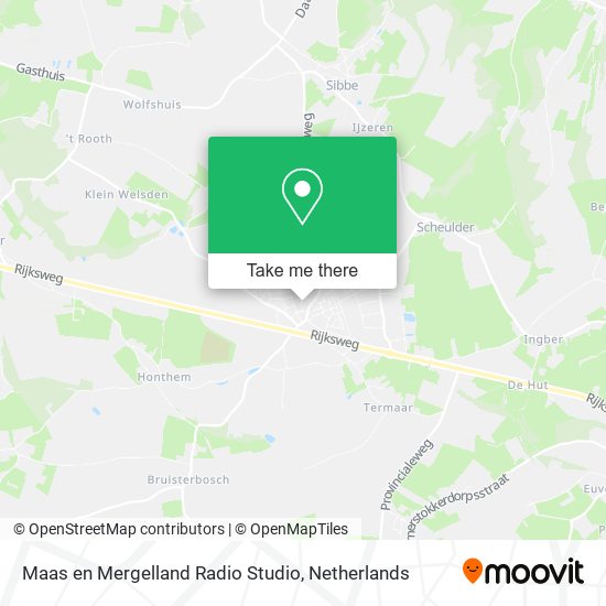 Maas en Mergelland Radio Studio map