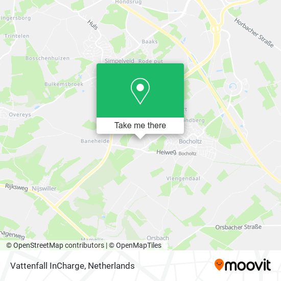 Vattenfall InCharge map