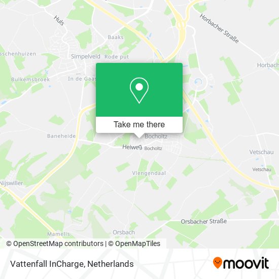 Vattenfall InCharge map