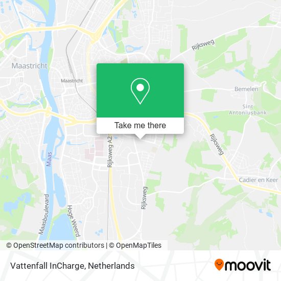 Vattenfall InCharge map