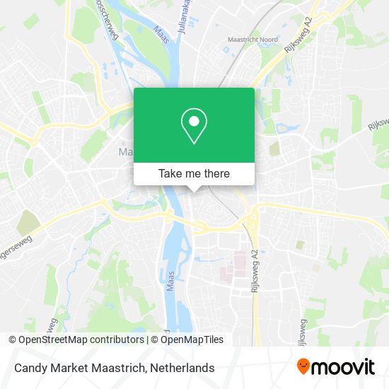 Candy Market Maastrich map