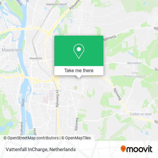 Vattenfall InCharge map