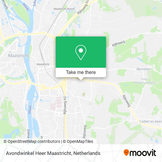 Avondwinkel Heer Maastricht map