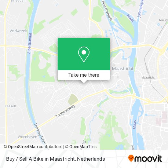 Buy / Sell A Bike in Maastricht Karte