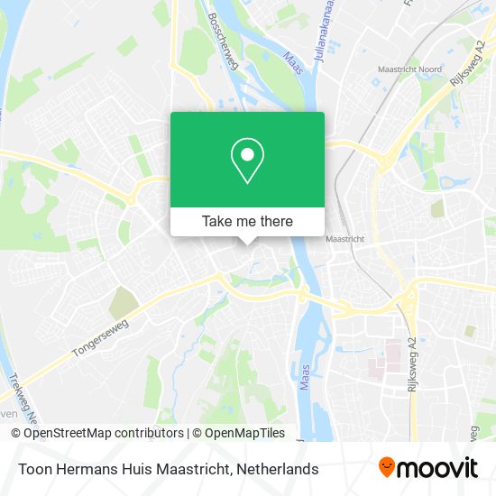 Toon Hermans Huis Maastricht map