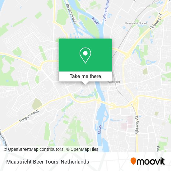 Maastricht Beer Tours map