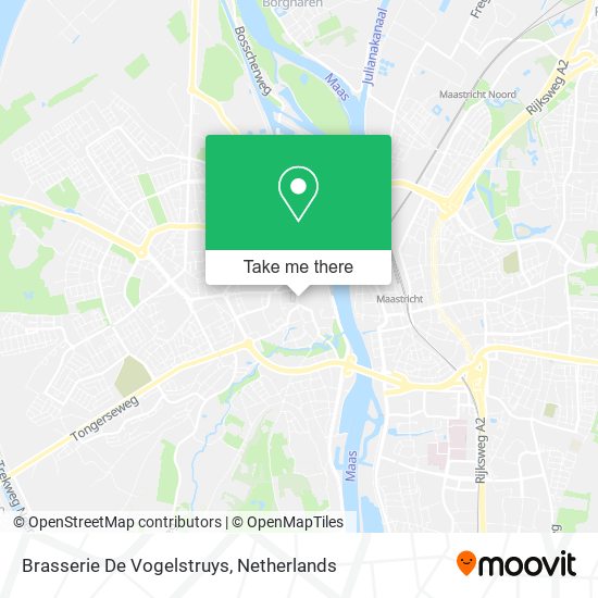Brasserie De Vogelstruys map