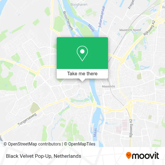 Black Velvet Pop-Up map