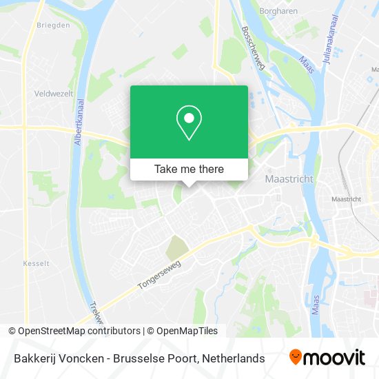 Bakkerij Voncken - Brusselse Poort map