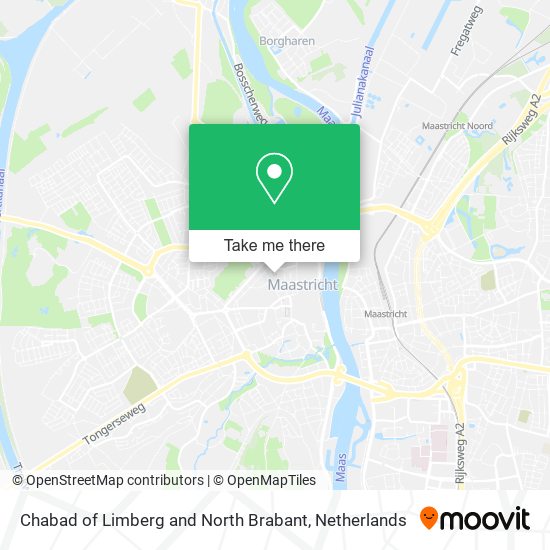 Chabad of Limberg and North Brabant map