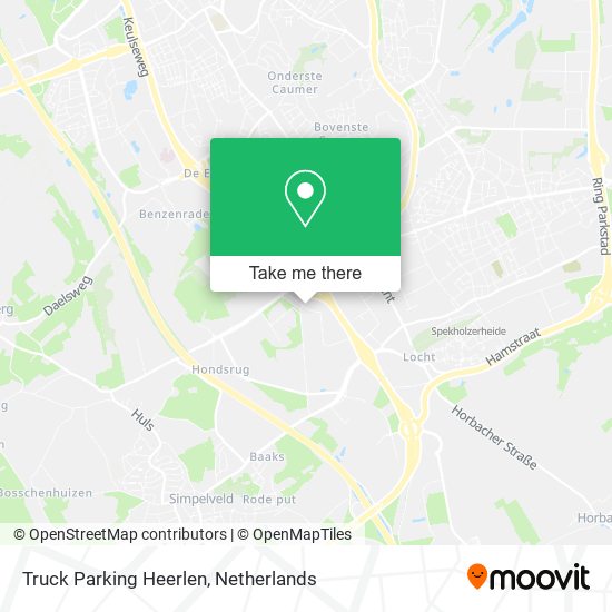 Truck Parking Heerlen Karte