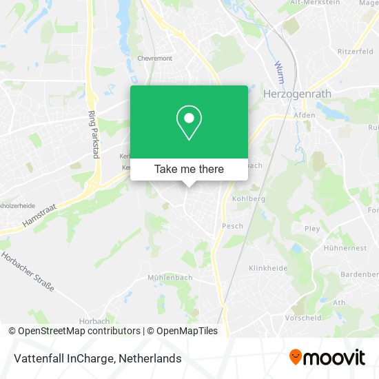 Vattenfall InCharge map