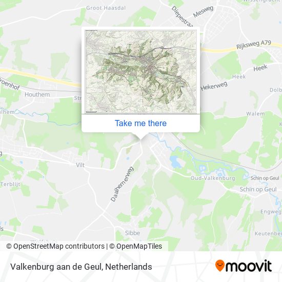 Valkenburg aan de Geul map