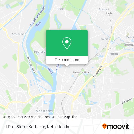 't Drei Sterre Kaffeeke map