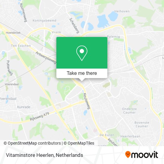 Vitaminstore Heerlen map