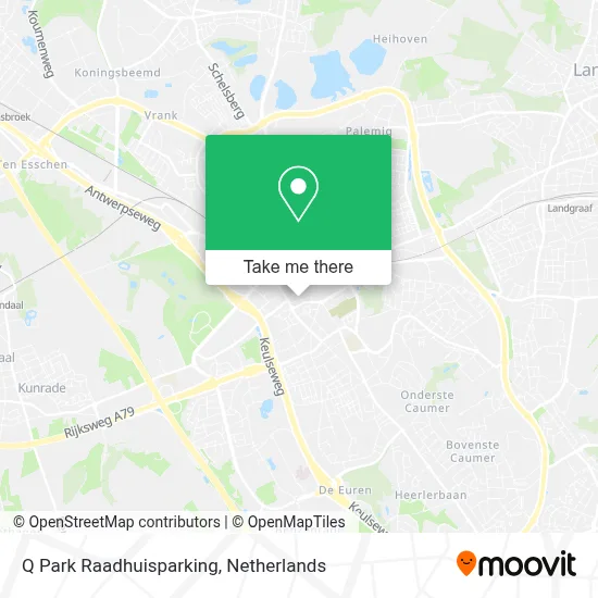 Q Park Raadhuisparking map