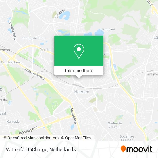 Vattenfall InCharge map